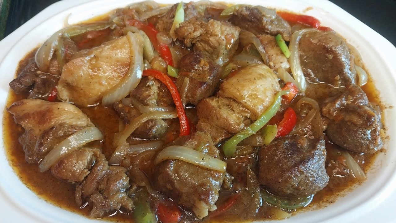 Viande de porc sauté , recette rapide et facile!