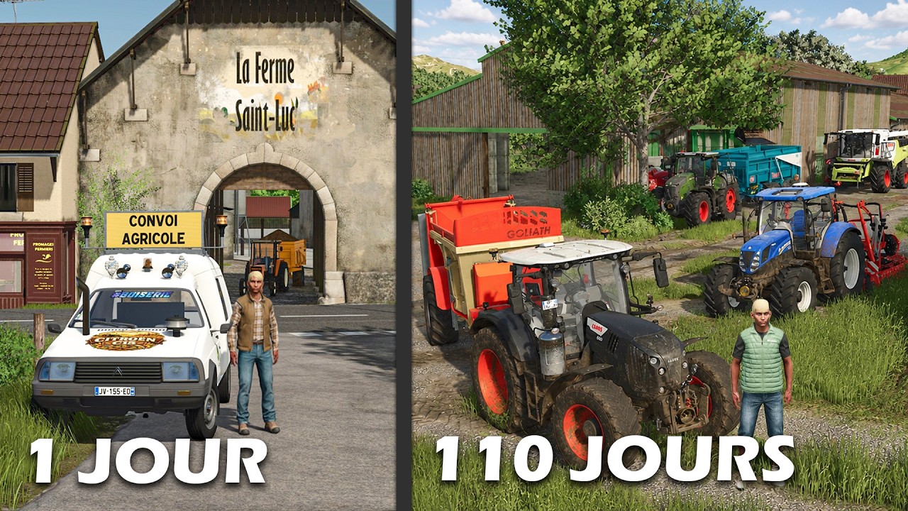 110 JOURS en Solitaire à la Ferme – Vie Réaliste d'un Agriculteur Français | FS25 Roleplay