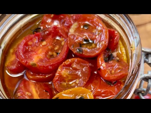 Tomates Confites au Four Si Savoureuses Que Vous Aurez Envie de les Préparer Tout le Temps 😋