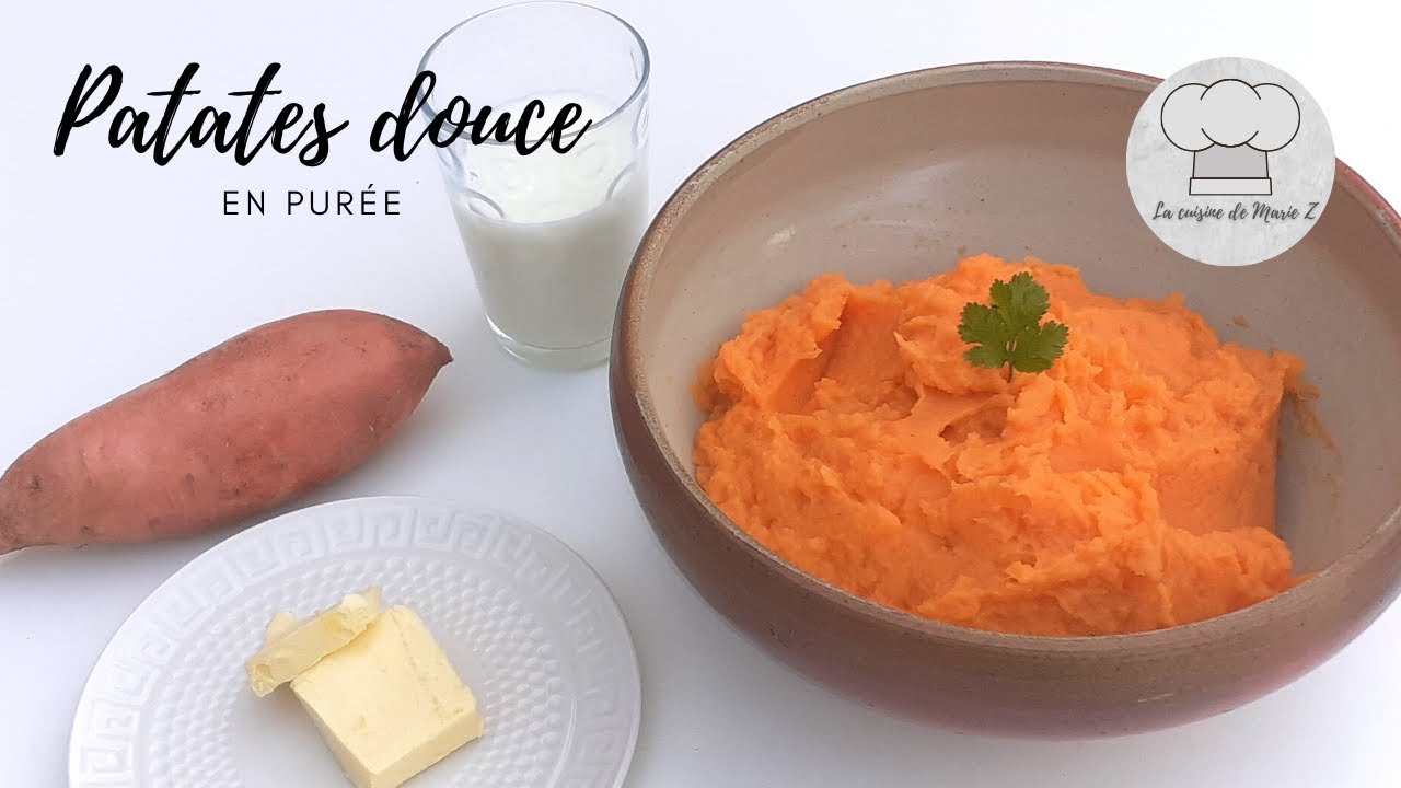 Purée de patate douce très facile ! recette incroyable..
