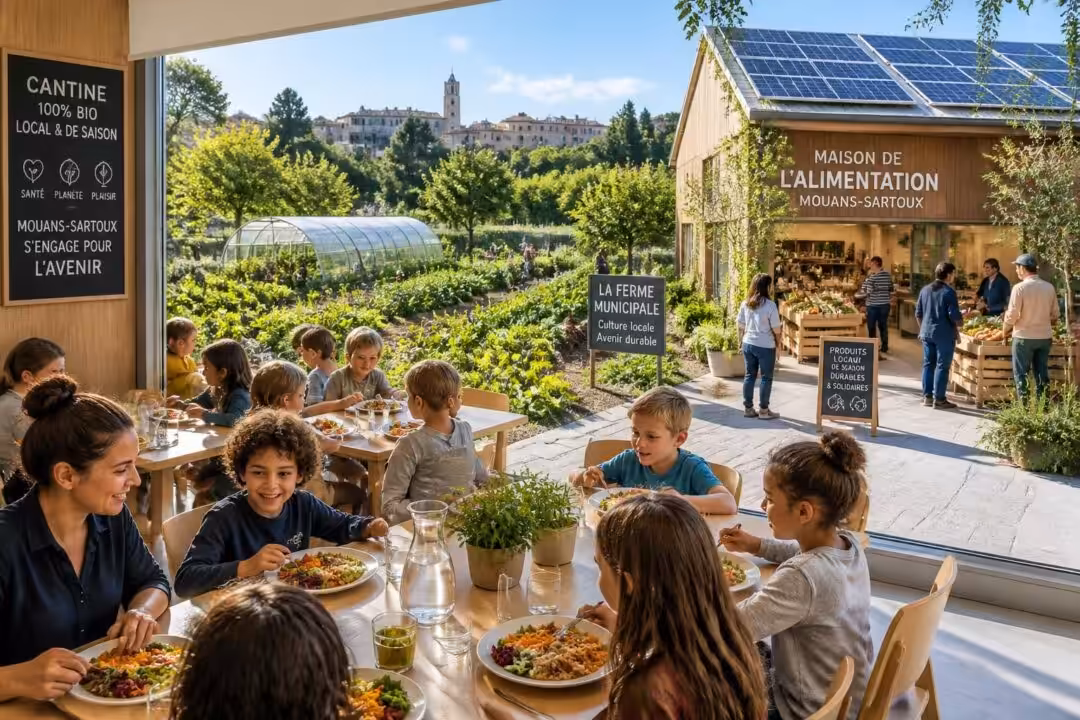 découvrez comment mouans-sartoux révolutionne l'alimentation durable avec ses cantines 100 % bio, sa ferme municipale et la maison de l’alimentation, pour un avenir plus sain et responsable.