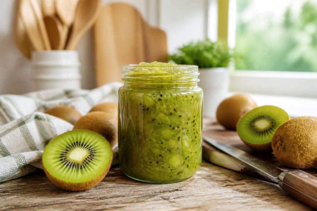 découvrez notre recette maison facile et rapide pour préparer une délicieuse confiture de kiwi, parfaite pour vos petits-déjeuners gourmands.