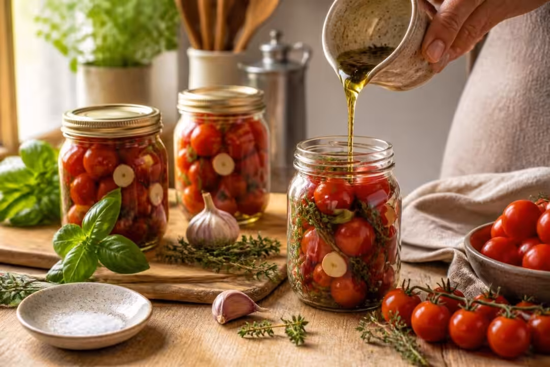 découvrez une recette facile et rapide pour conserver vos tomates cerises. préservez leur saveur et profitez-en toute l'année grâce à notre méthode simple et efficace.