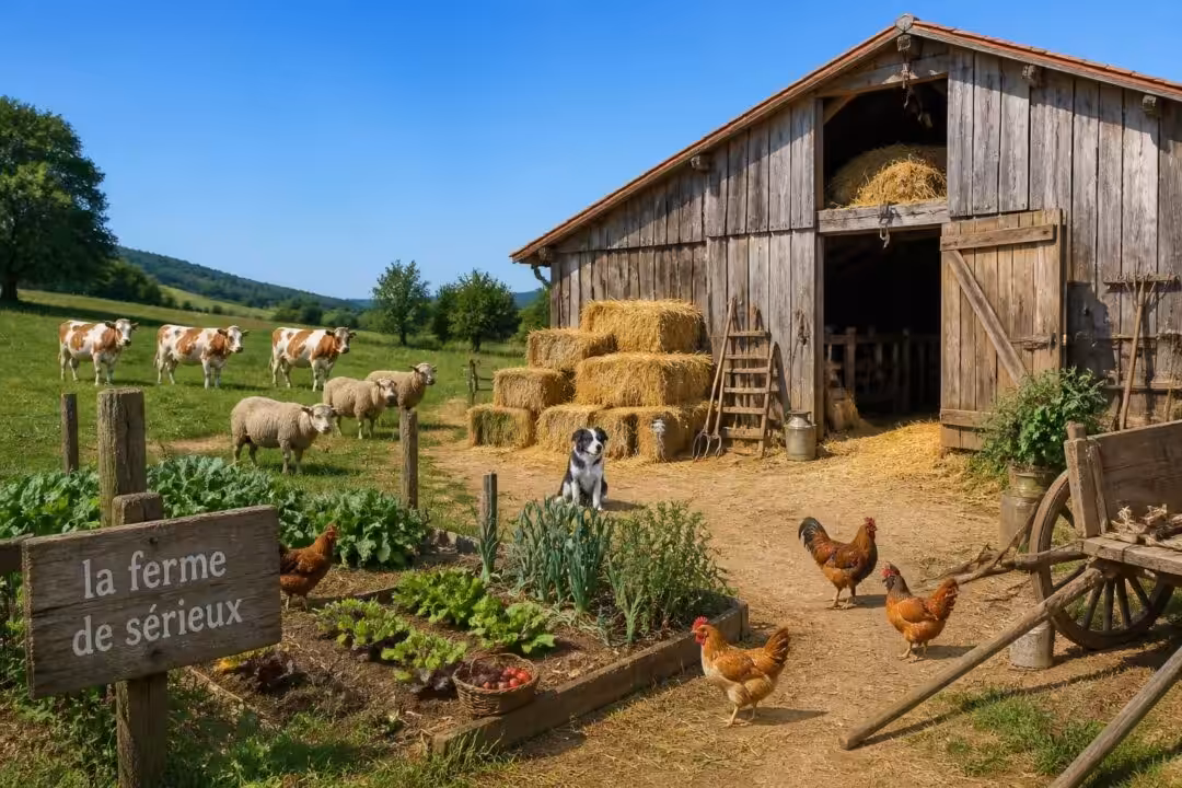 découvrez la ferme de sérieux à réquista avec « on va en faire tout un foin ! », une invitation à explorer la vie à la ferme et ses traditions authentiques.