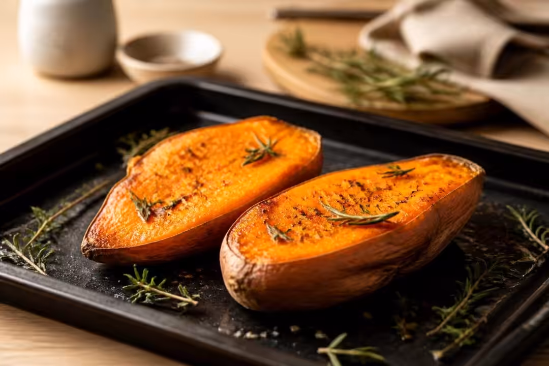 découvrez comment préparer une délicieuse patate douce au four avec cette recette facile et rapide, idéale pour un repas sain et savoureux en un rien de temps.