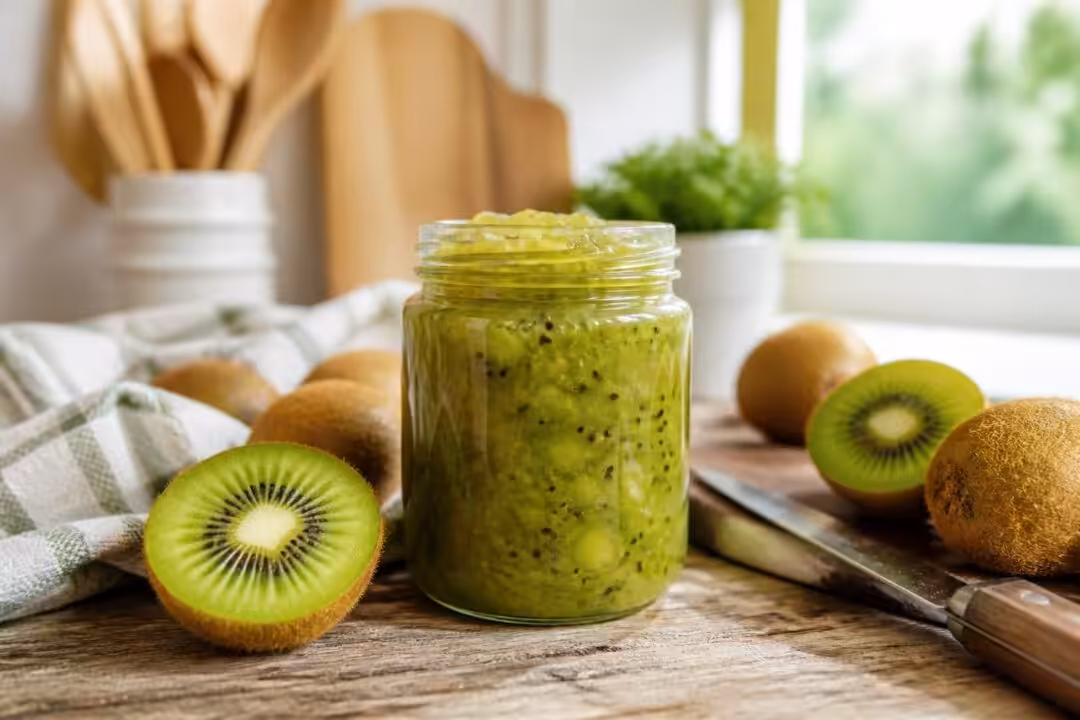découvrez notre recette maison facile et rapide pour préparer une délicieuse confiture de kiwi, parfaite pour vos petits-déjeuners gourmands.