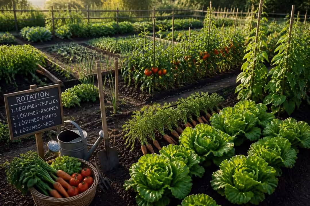 découvrez comment pratiquer la rotation des cultures au potager grâce à notre guide pratique pour maintenir un sol fertile et sain toute l'année.
